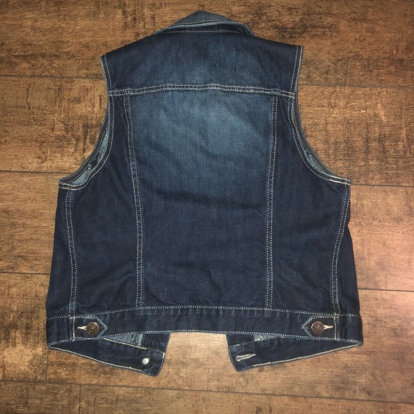 Jean sleeveless jacket - Picture 2 of 4